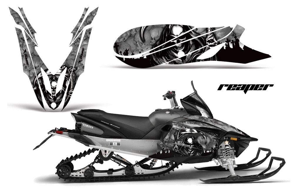 Yamaha Apex 2012-2013 Graphics Kit Reaper Silver